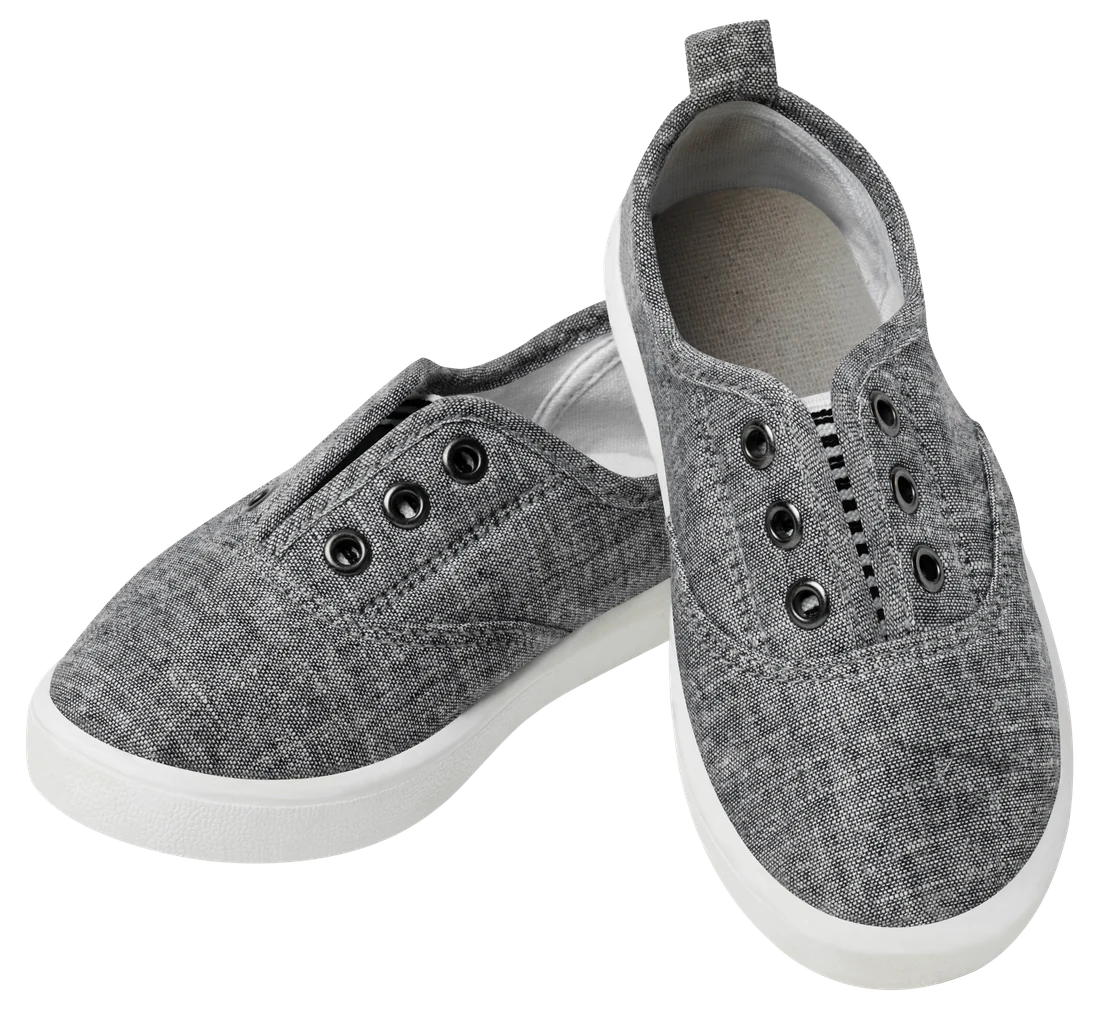 Slate Canvas Slip-On